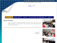 Tablet Screenshot of cevem.org.mx